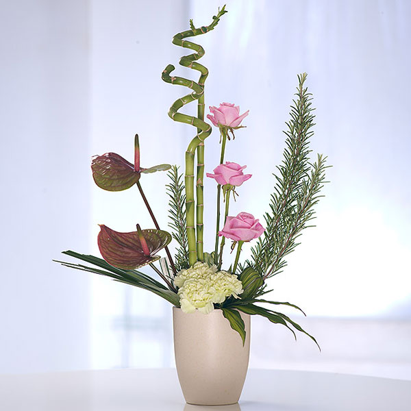 Flower Arrangement Soft Container – Ellens Florist Norwich
